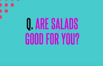 : SALADS Enjoy the rainbow spectrum of fresh salad