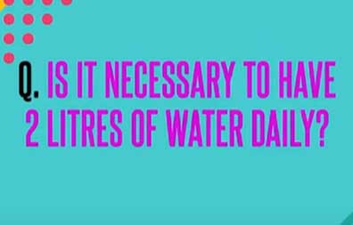 JALDI FIT : WATER WORKS Drinking adequate water and staying hydrated.